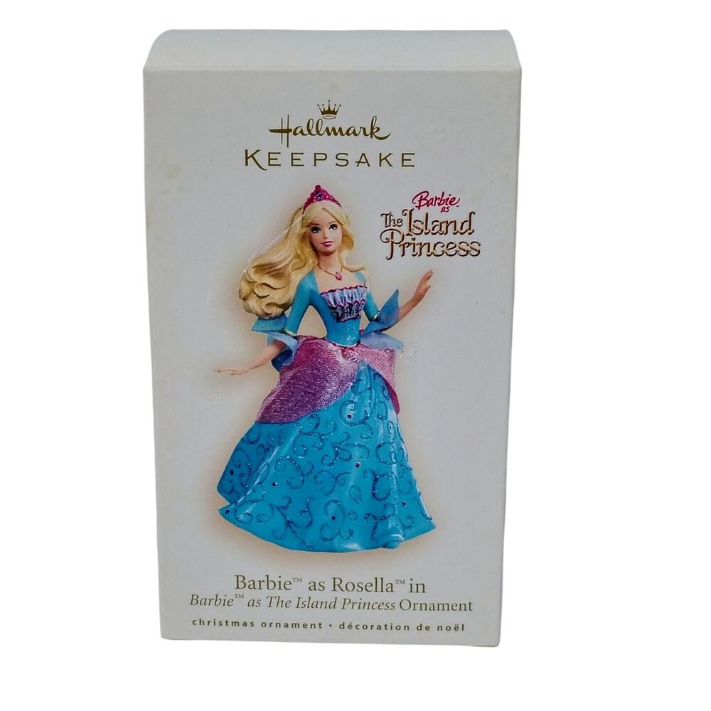 Hallmark Keepsake Barbie as Rosella Island Princess 2007 Christmas Tree Ornament